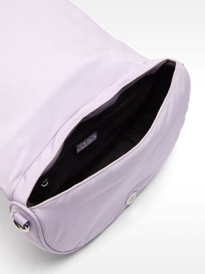 Nylon Crossbody Bag With Charm