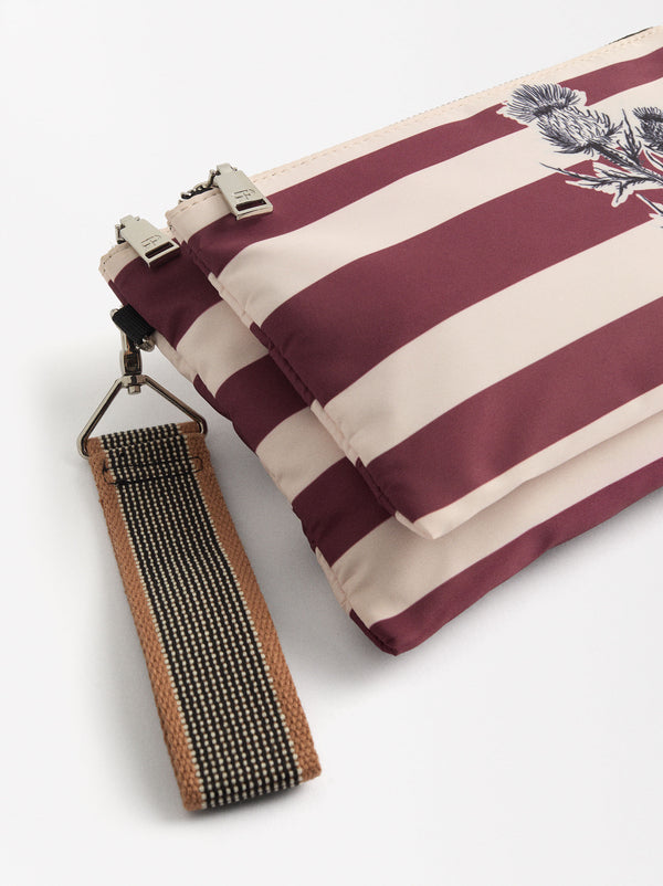 Multi-Purpose Striped Bag