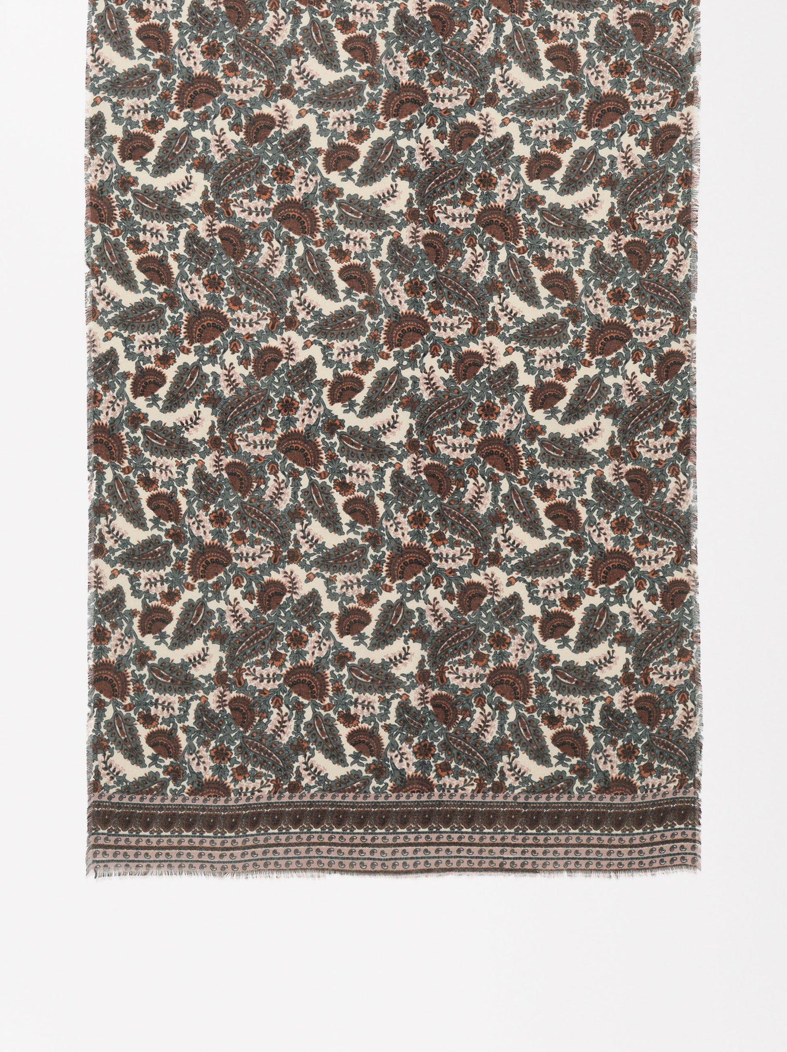 Wool Scarf With Print