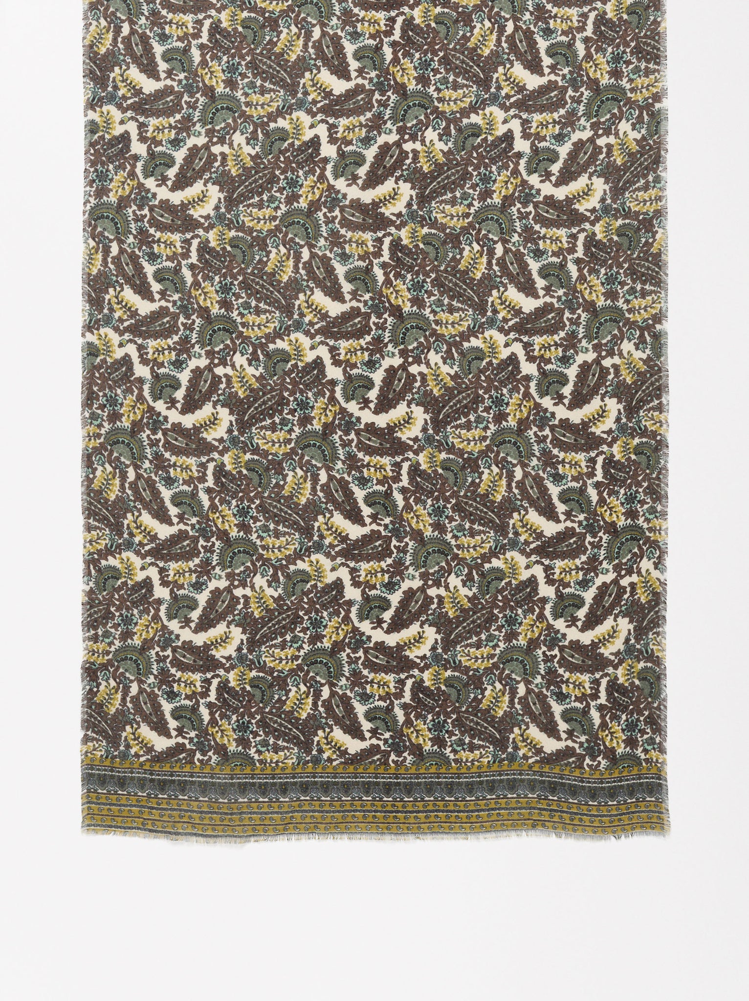 Wool Scarf With Print