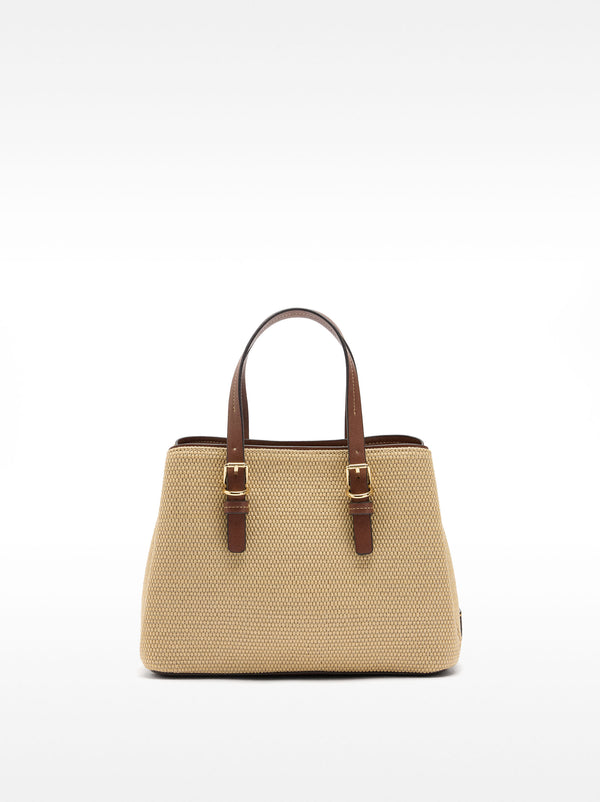 Raffia Effect Tote Bag