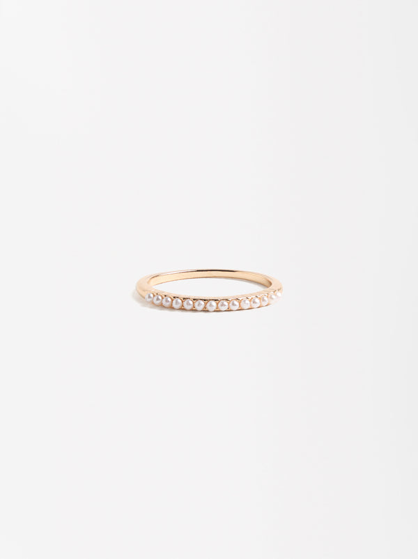 Ring With Pearls