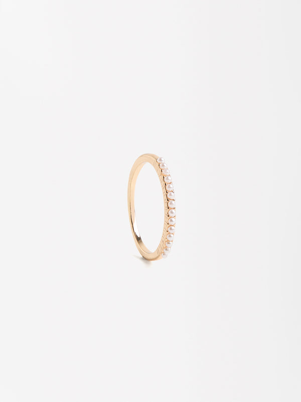 Ring With Pearls