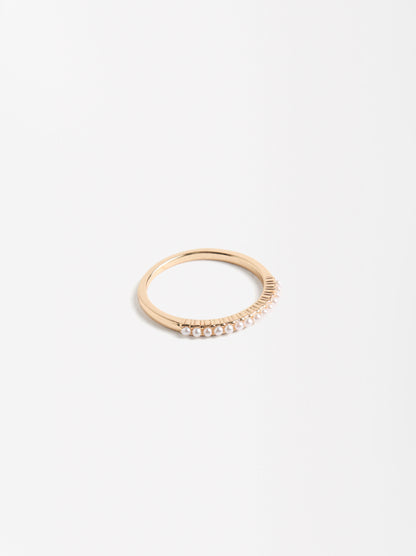 Ring With Pearls