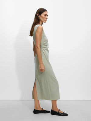 Long Dress With Wrinkled Effect