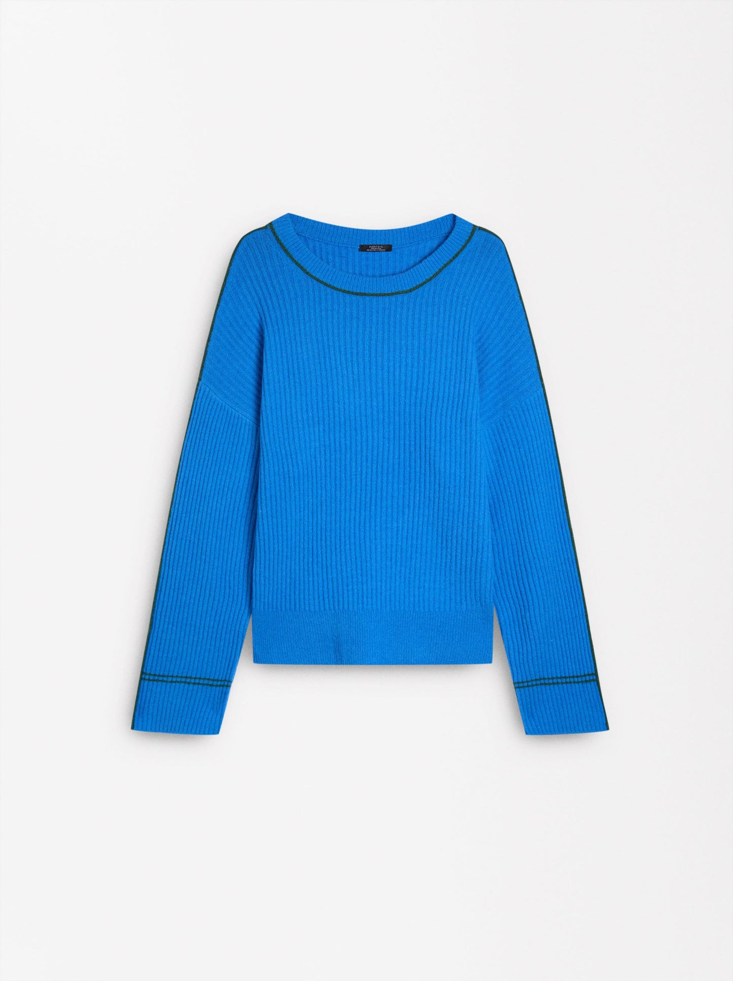 Knit Sweater With Contrast Detail