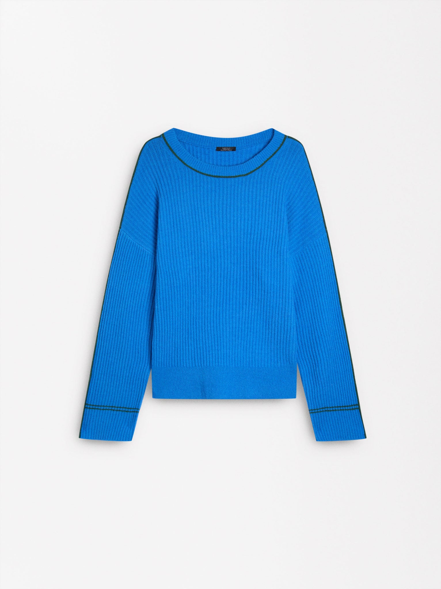 Knit Sweater With Contrast Detail