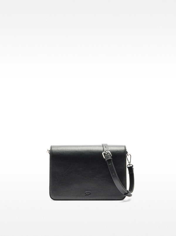 Shoulder Bag With Flap Closure