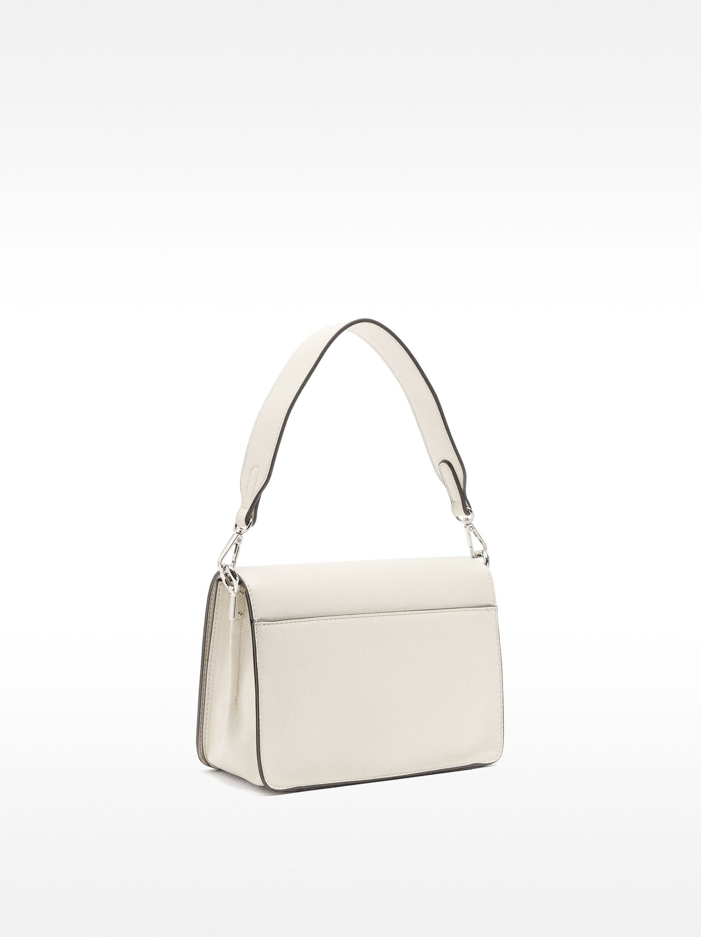 Shoulder Bag With Flap Closure