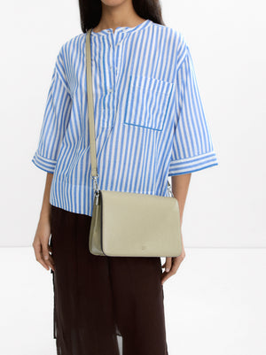 Shoulder Bag With Flap Closure