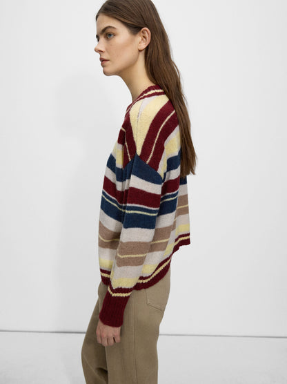 Striped Knit Sweater