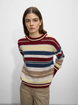 Striped Knit Sweater