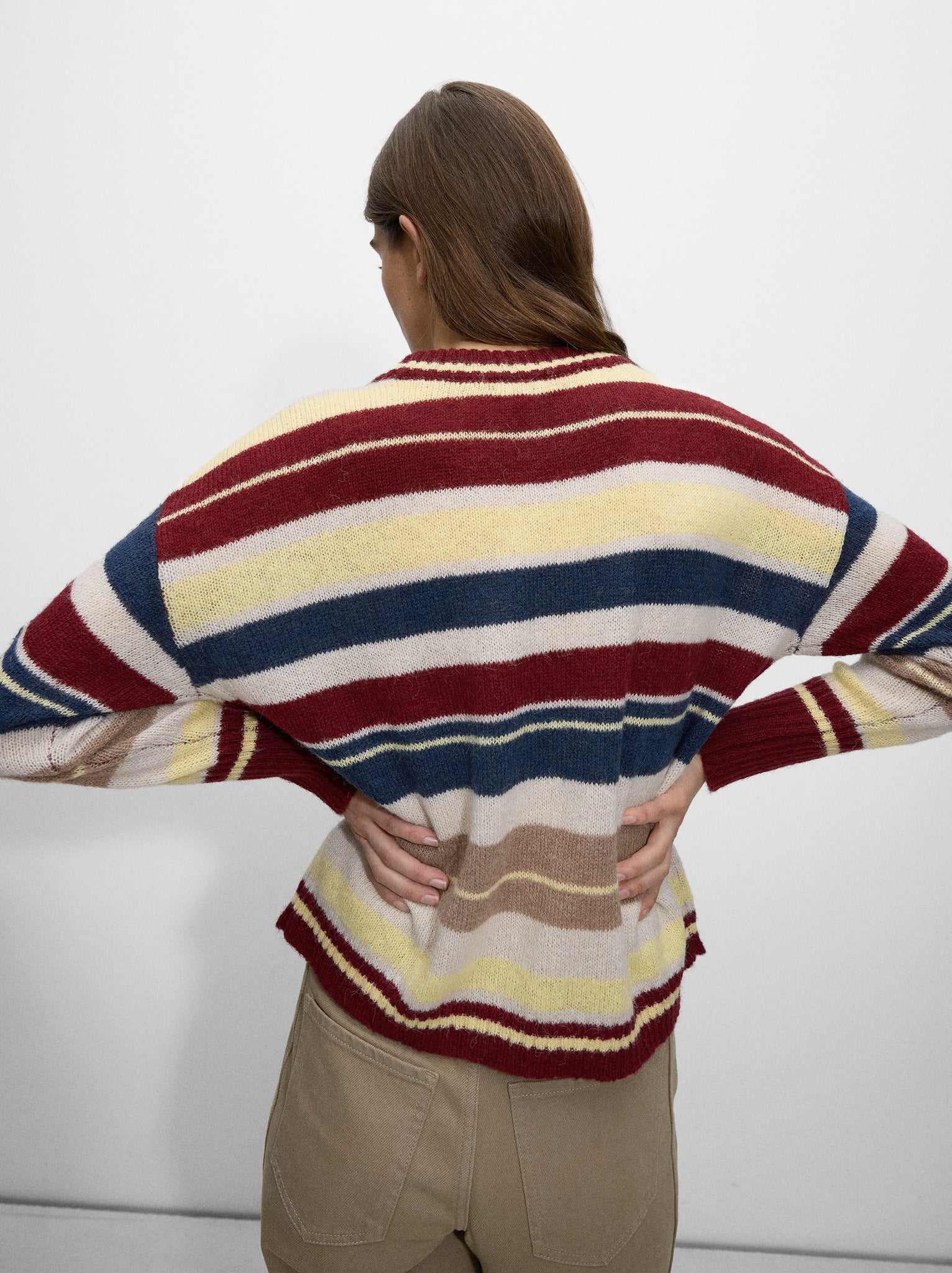 Striped Knit Sweater