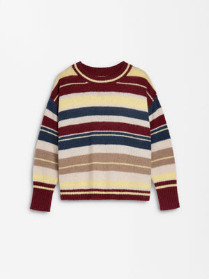 Striped Knit Sweater