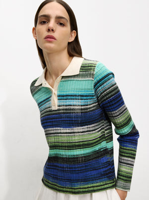 Striped Knit Sweater
