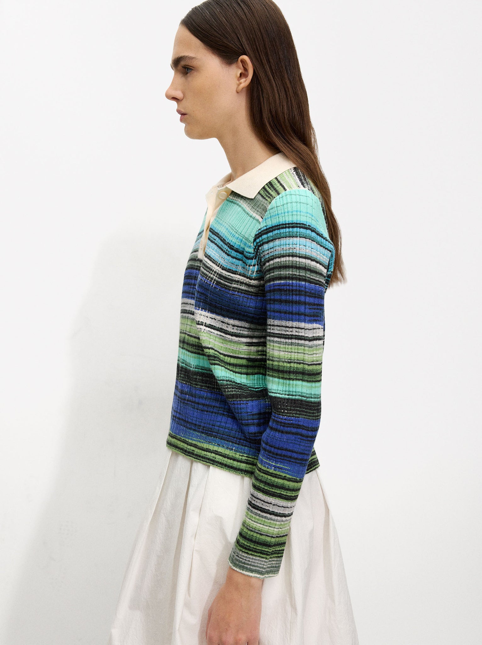 Striped Knit Sweater