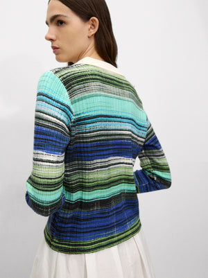 Striped Knit Sweater