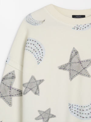 Moon And Star Sweatshirt