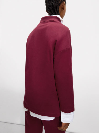 Sweater With Zipper Closure