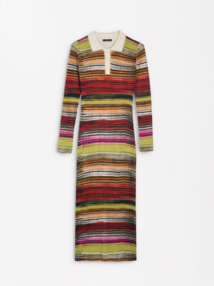 Knit Striped Dress