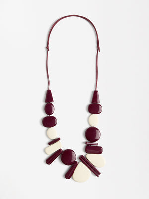 Long Geometric Necklace