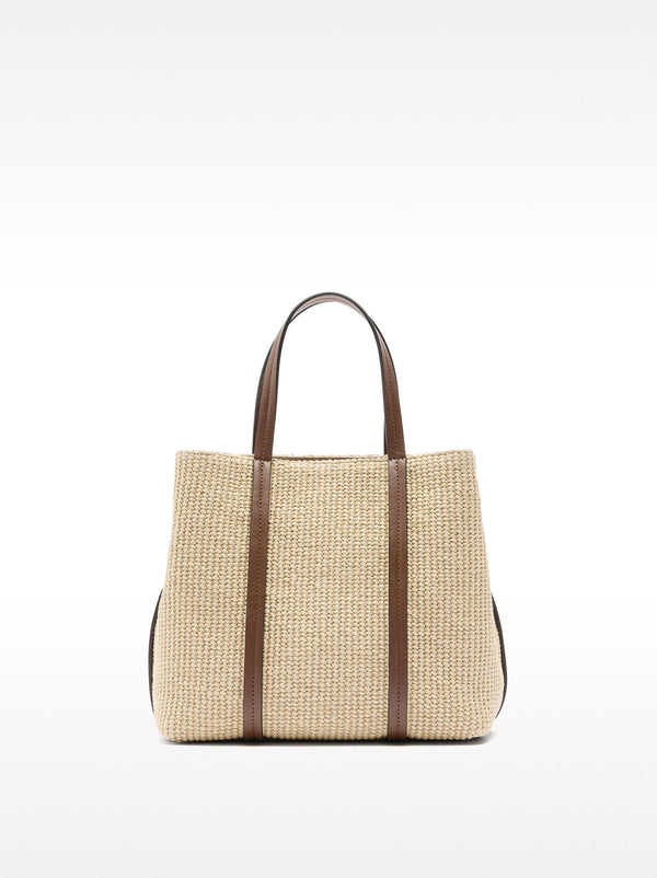 Raffia Effect Tote Bag