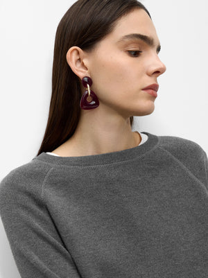 Long Geometric Earrings