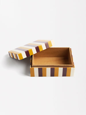 Tricolor Printed Jewelry Box