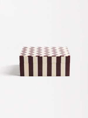 Zig-Zag Printed Jewelry Box