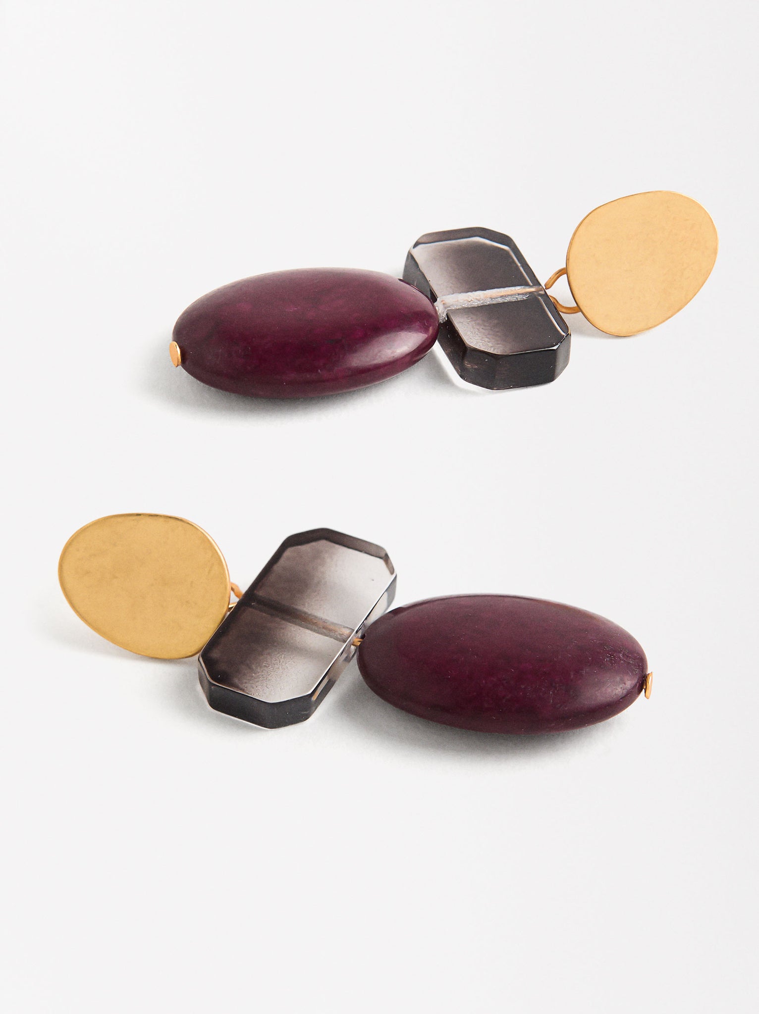 Geometric Stone Earrings