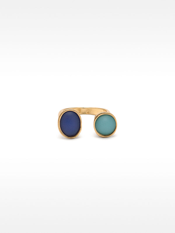 Open Ring With Color Details