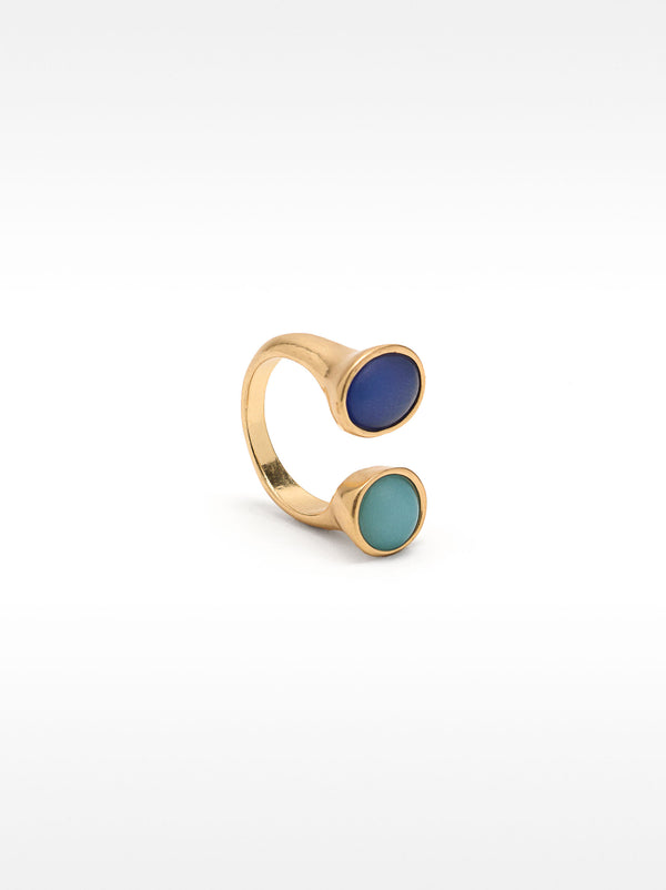 Open Ring With Color Details