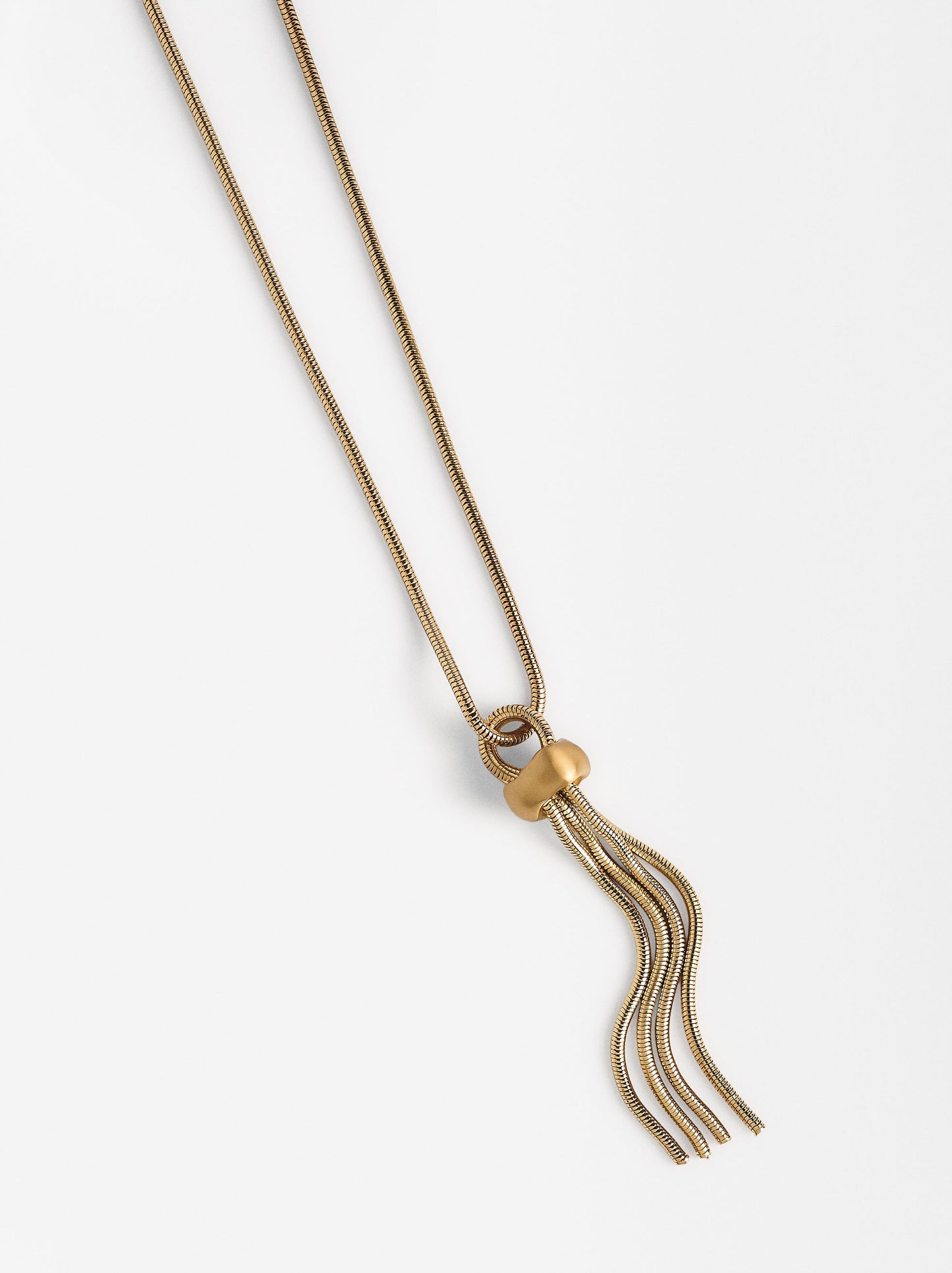 Long Snake Chain Necklace