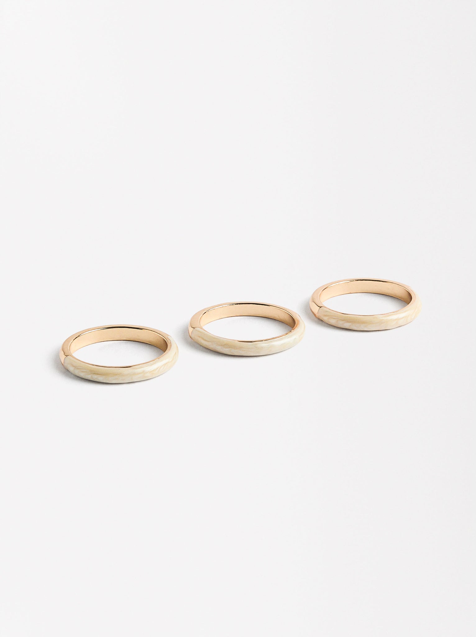 Set Of Rings With Enamel