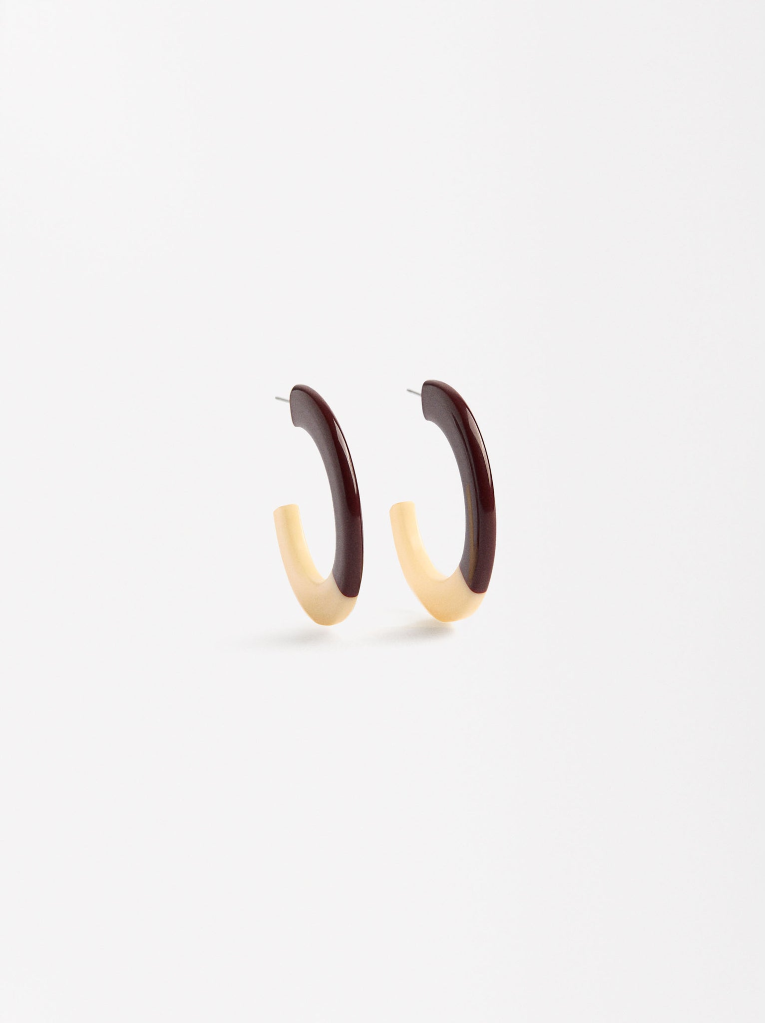 Maxi Open Bicolor Hoops