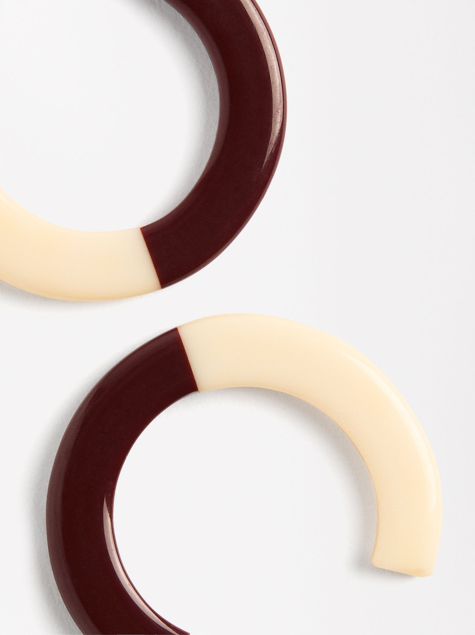 Maxi Open Bicolor Hoops