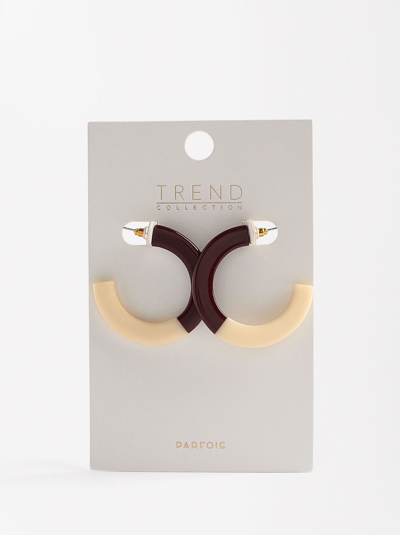 Maxi Open Bicolor Hoops