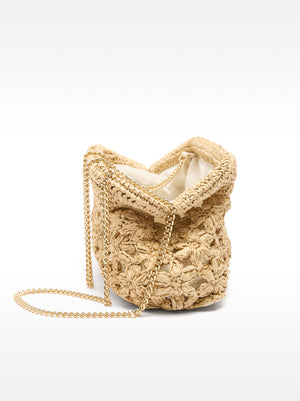 Straw Effect Party Bag