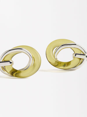 Resin Hoop Earrings