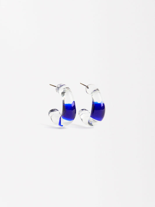 Open Bicolor Hoops