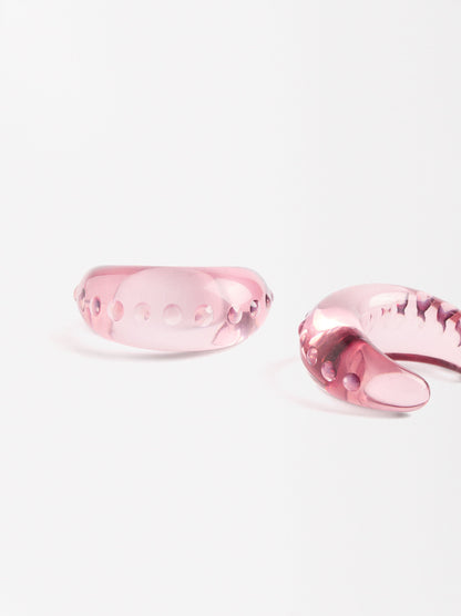 Open Transparent Hoops
