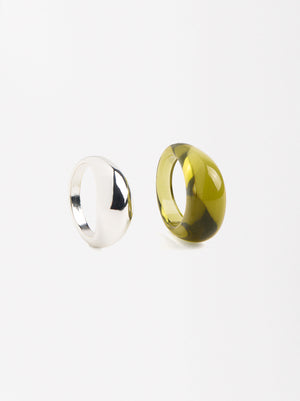 Ring Set With Resin