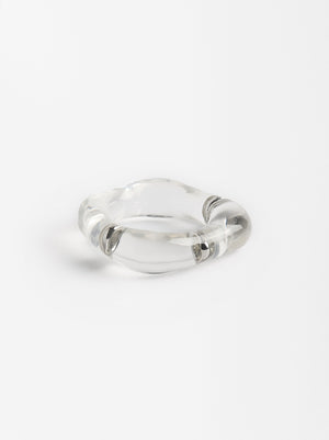 Transparent Square Ring
