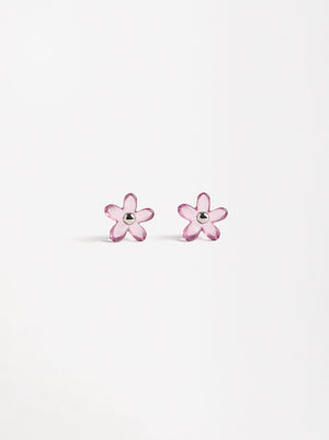 Flower Resin Earrings