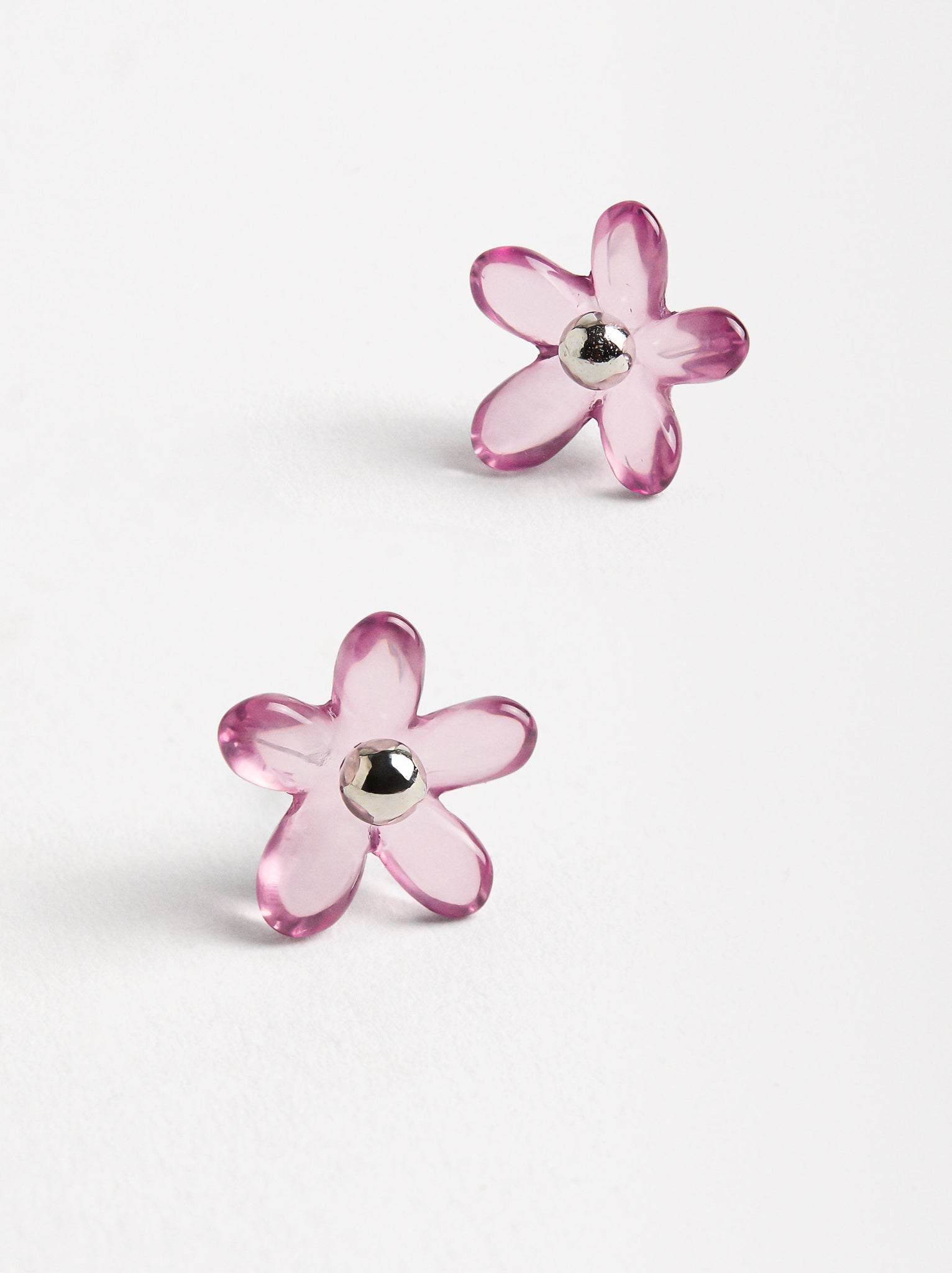 Flower Resin Earrings