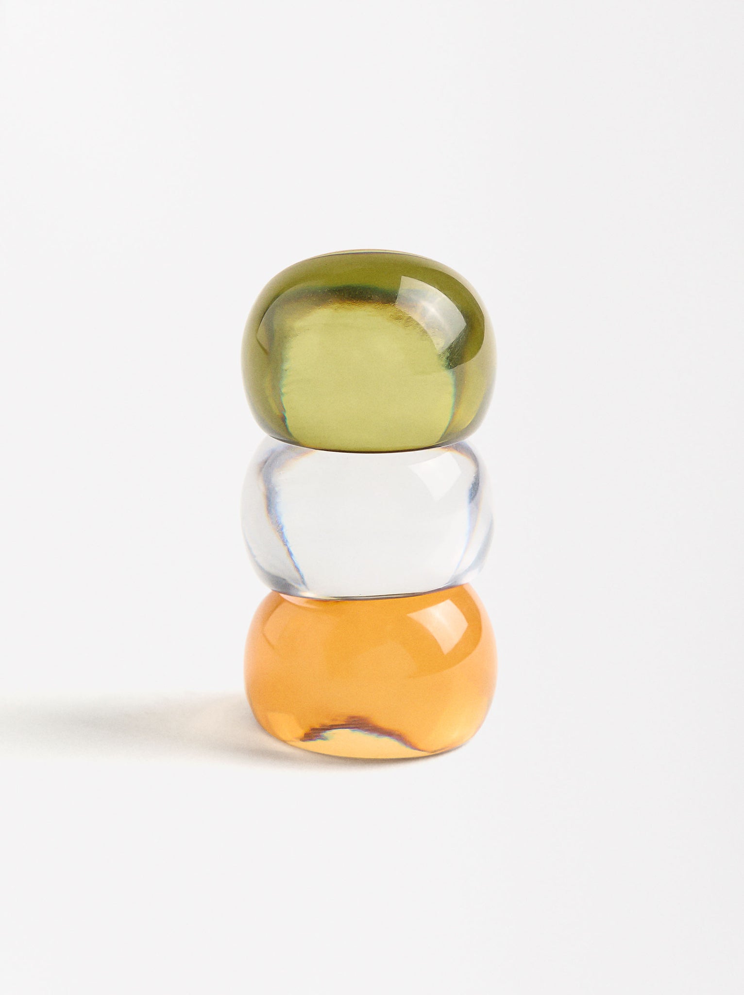 Bold Glass Set Of Rings