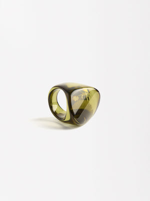 Oval Resin Ring