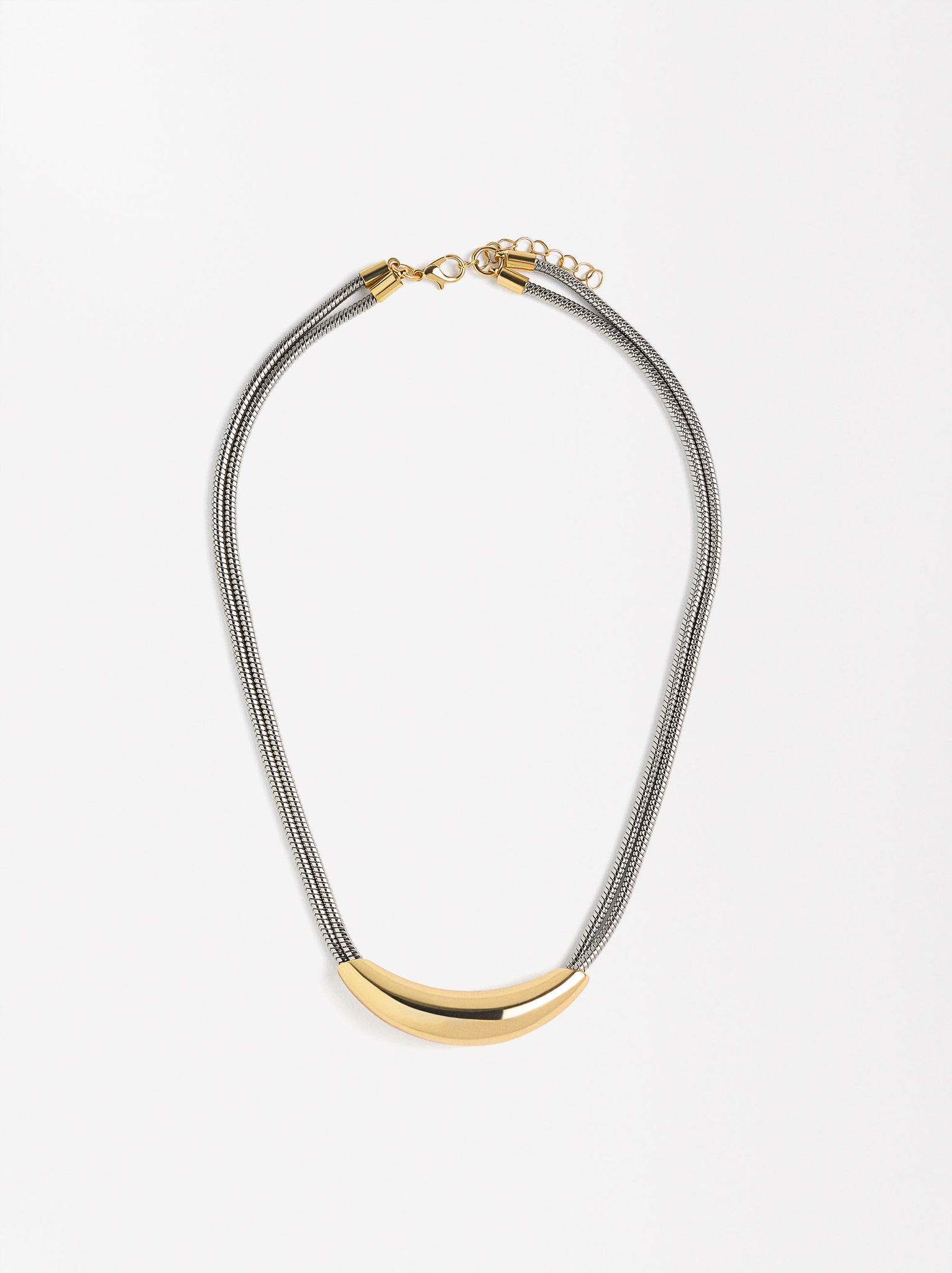 Bicolor Double Necklace