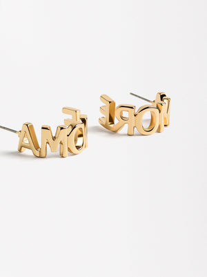 Open Hoops Earrings Amore