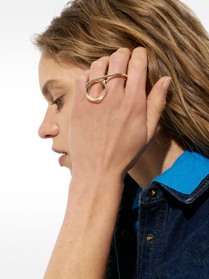 Double Ring With Circle